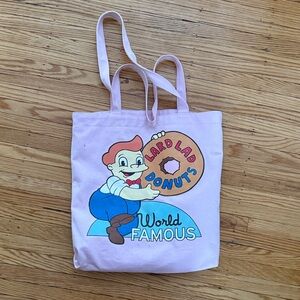 Pink Lard Lad Donuts Tote Bag